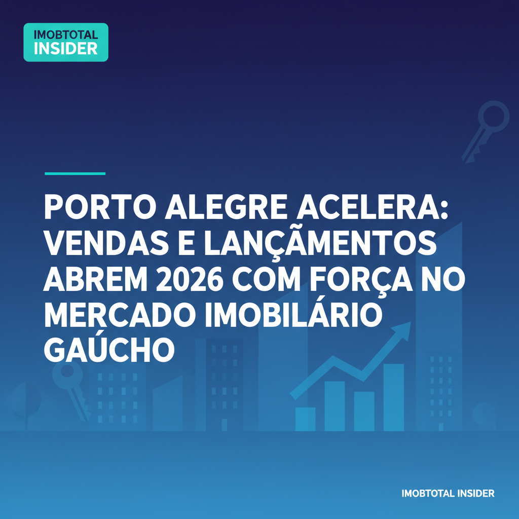 Porto Alegre Acelera: Vendas e Lançamentos Abrem 2026 com Força no Mercado Imobiliário Gaúcho
